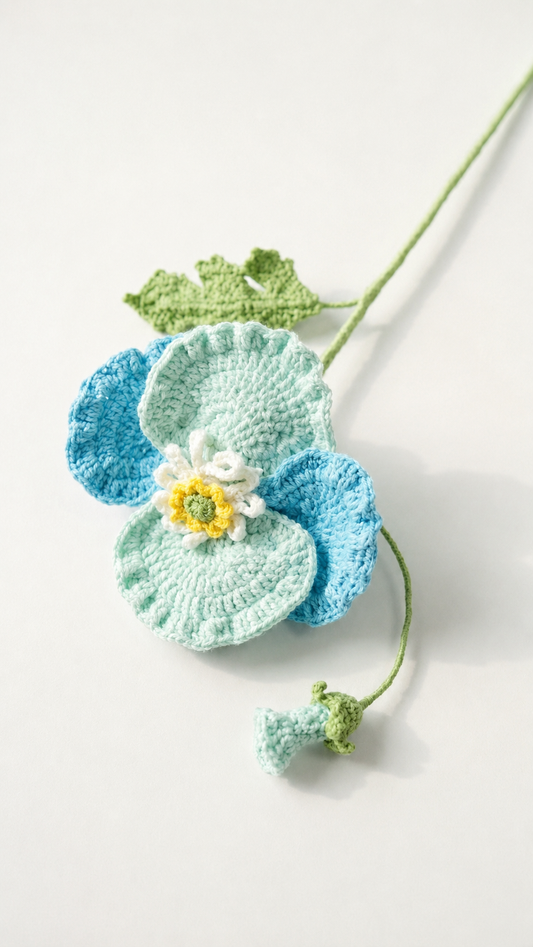Snow Poppy Flower Branch