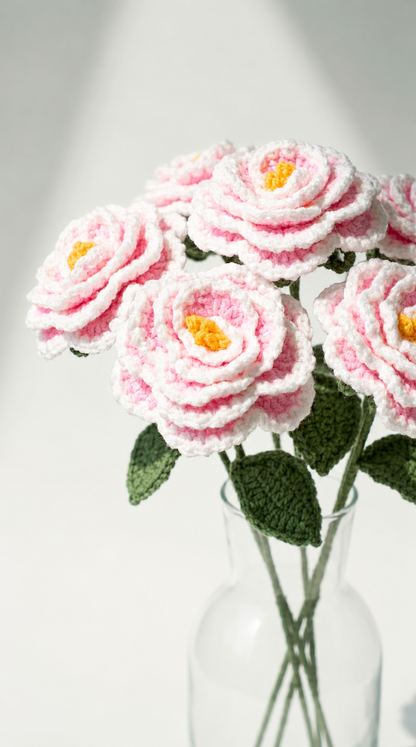 Finished Peony Flower Branch