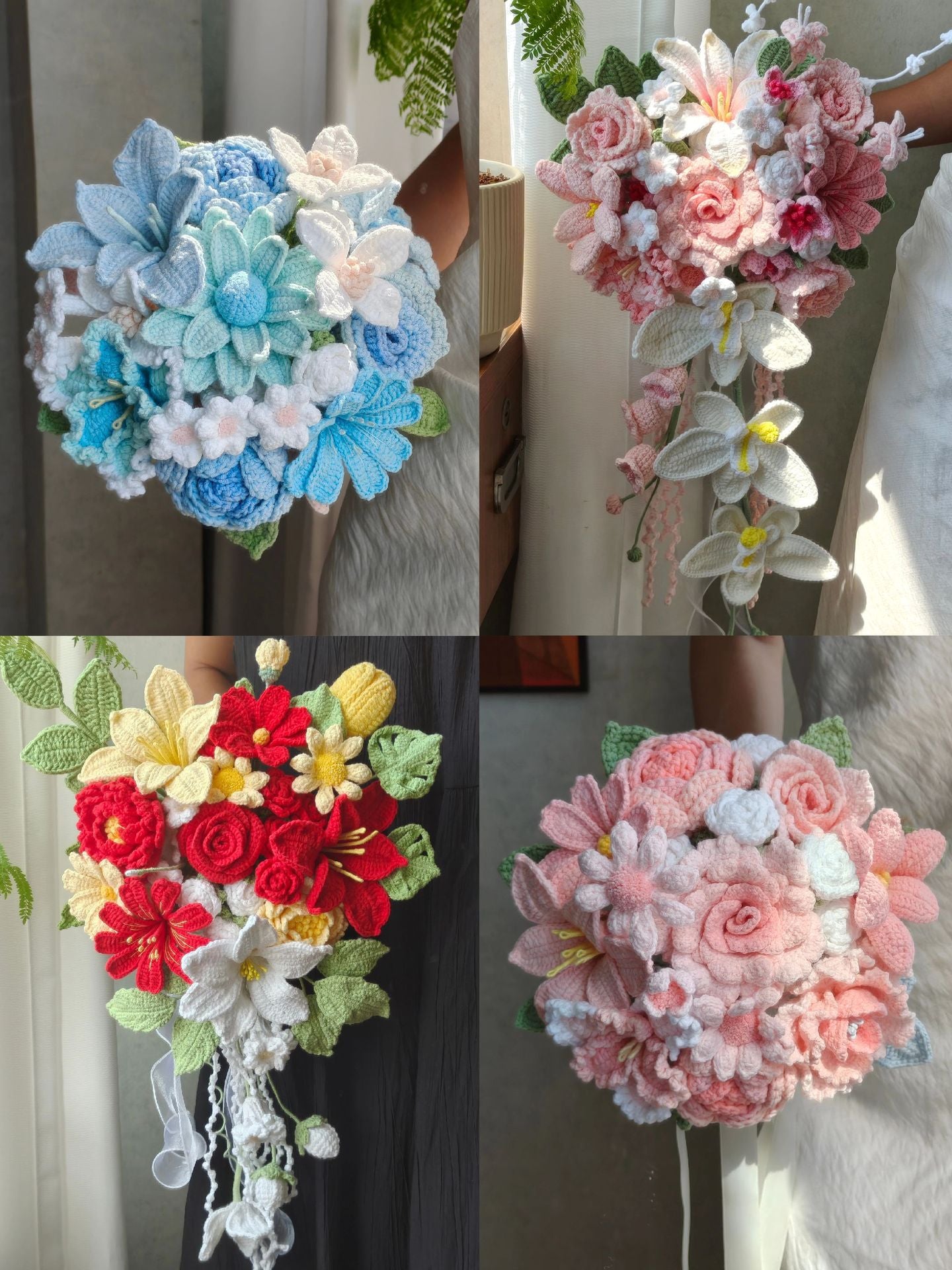 Surprise Crochet Bloom Box | Handmade Mystery Bouquet